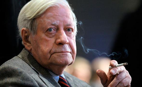 Helmut Schmidt, Chancellor of West Germany from 1974 to 1982