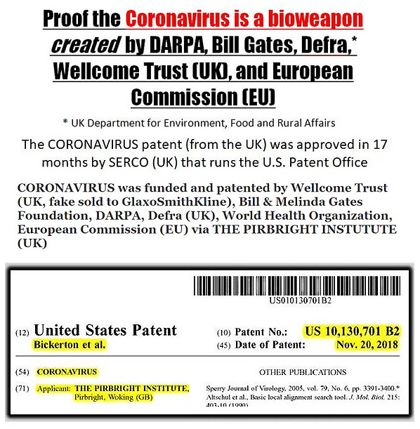 CORONA VIRUS PATENT
