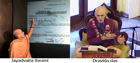 Dravida das's CON Trick to support Jayadvaita's REWRITING Srila Prabhupada's books
