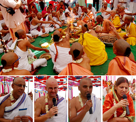 Prabhupadanugas Initiation Ceremony - Jaipur, India