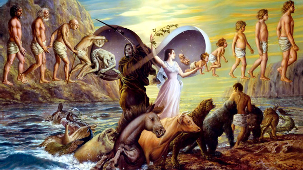 Samsara - the circle of birth and death
