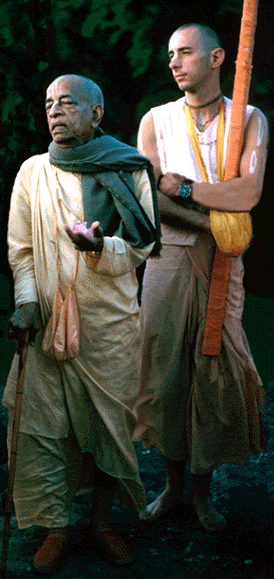 Srila Prabhupada and Vishnujana Swami