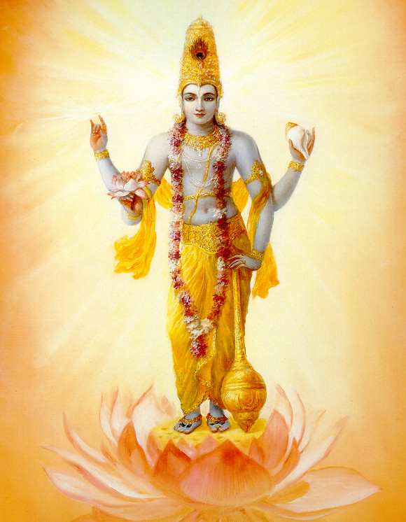 The smiling face of Lord Viṣṇu is pleasing to the whole world