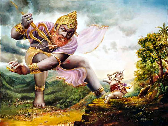 Vṛtrāsura attacks Indra - The Supreme Cause of Victory and Defeat