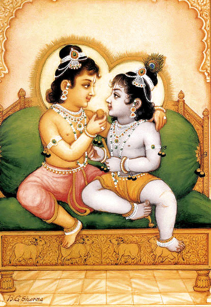 Balarāma and Kṛṣṇa
