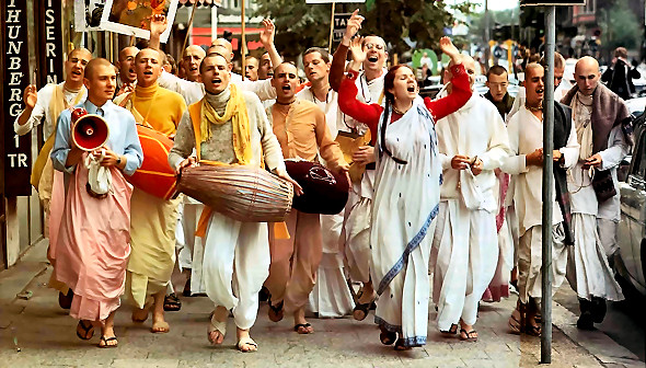 Hansadutta & German Devotees Sankirtan