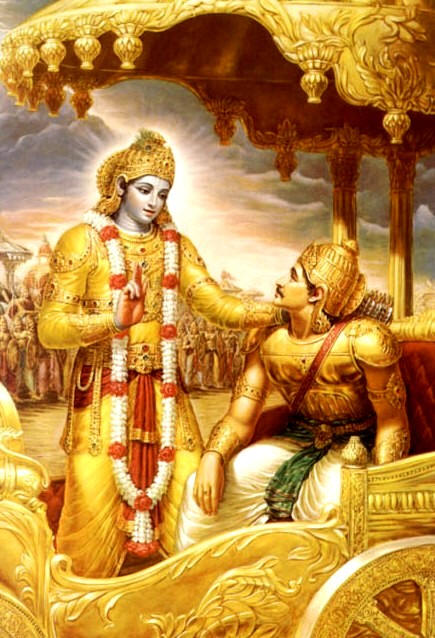 Krishna and Arjuna