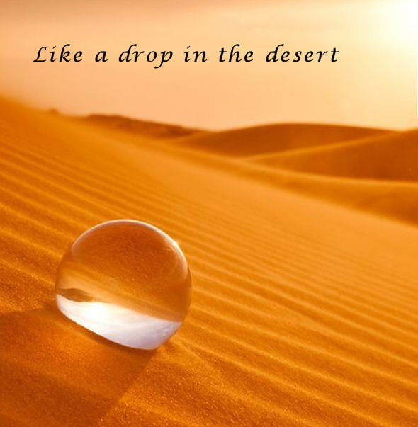 Like a Drop in the Desert
