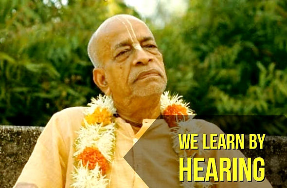 hearing from the bonafide spiritual master