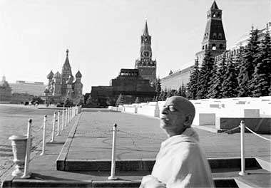 Srila Prabhupada in Moscow, Russia