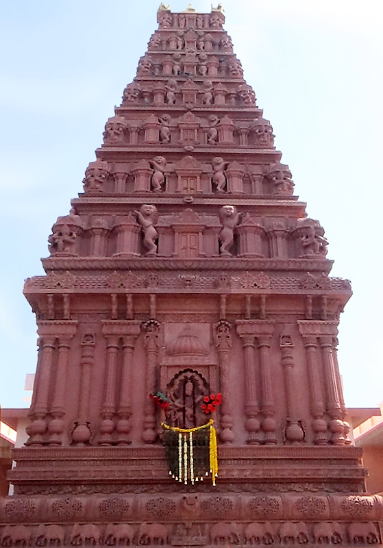 Shri Shri Radha Govind Mandir (Red Stone Temple) - Bhagavad Dharma Samaj - Vrindavan Raman Reti