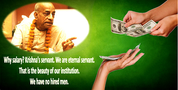 Salaries in ISKCON