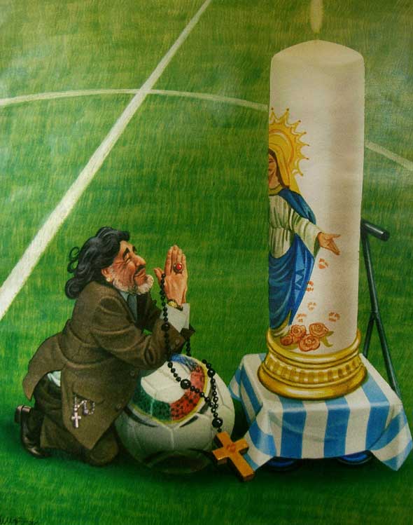 Diego Maradona, Soccer World Cup 2010 - South Africa
