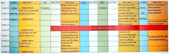 Time-table