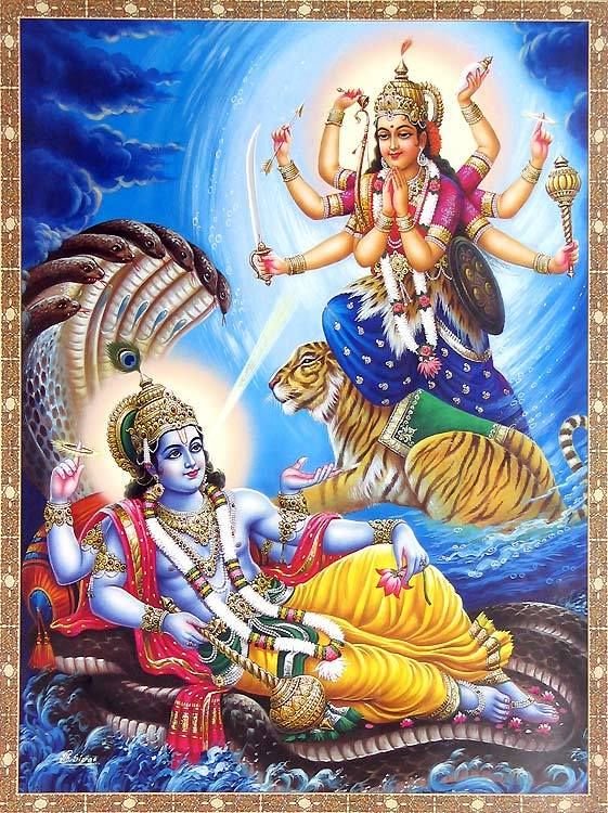 VISHNU AND MAYA-DEVI