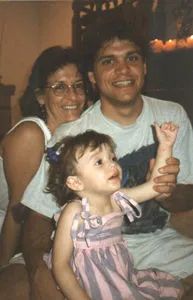 Raghunata Anudasa with family, 1996